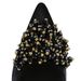 1818-H90 Pointed High-heeled Shoes With Fine Beaded Metal Flowers, Shallow Mouthed And Comfortable High Heels Made Of_vogvips.com