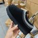 U Ethnic Style Lazy Flat Bottomed Talman Mop Fashionable Warm Integrated Women's Versatile Fur Shoes Thin Sole_vogvips.com