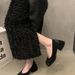 High Hld Coars Follow-up 2025 Nw Fashion Spring And Autumn Frnch Shallow Mouth Mary Jan Womn's Shos Gntl_vogvips.com