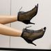 2023 Summer New High-Heeled Black Meh European And American Fahion Sexy Stiletto Peep-Toe Women' Foreign Trade_vogvips.com