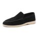 Euro Step Men's Loafers Spring And Autumn Classic Simple Comfortable Genuine Leather Suede Slip-On Casual Shoes_vogvips.com