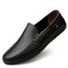 Summer New Casual Men's Genuine Leather Soft Sole Top Layer Cowhide Slip-On Dad Shoes_vogvips.com