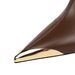 319-A11 Korean Style Simple Autumn Winter New Light Luxury Women's Thin Mid Heel Pointed Iron Toe Metal Decoration Short_vogvips.com