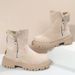 International Martin Boots Women 20224 New Style One Piece Plus Velvet Thick Warm Short Tube Snow Boots Wholesale_vogvips.com
