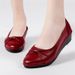 High Quality 2025 Single Thick Heel Square Toe Loafers Spring And Autumn Women's Plastic Mid-Heel Shoes Summer Fashion Casual_vogvips.com