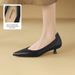 cameido Women's Pointed - Toe Low - Cut Heeled Pumps. Ideal For Spring, These Shoes Are Perfect For Professional Commuting And Work._vogvips.com