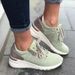 2026 New Casual Women's Sports Shoes Lace Up Burnt Flower Thick Sole Large Single Shoe_vogvips.com