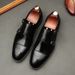2020 New Men's European Style Formal Work Cowhide Double Buckle Wedding Pure Leather Handmade Shoes_vogvips.com