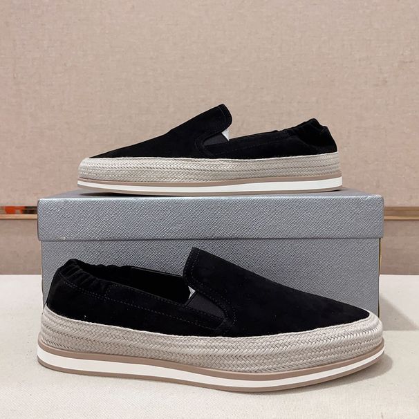 Bonjani European Collection Genuine Leather Loafers Men's Casual Oxford Slip-On Suede Trendy Brand Matted Lazy Shoes_vogvips.com
