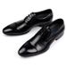 Spring Summer New Men's British Style Pointed Toe Business Formal Casual Leather European Brogue Lace-up Groom Shoes_vogvips.com