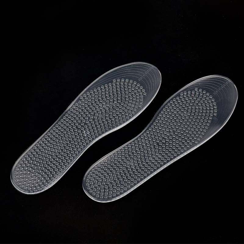 Men's and women's casual sports insoles with granular massage soft elastic insoles for sports shock absorption running can be cut to size insoles_vogvips.com