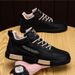 New Breathable Men's Shoes, Live Broadcast, Cross-border Best-seller, Men's Casual Leather Shoes, Sports Mid-top Sneakers, Trendy Shoes_vogvips.com