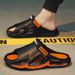 Men's Summer Slippers For Outdoor Wear, Anti Odor, Anti Slip, Shit Stepping Thick Sole, Outdoor Leisure Sports, Driving, Two Wear Beach Sandals_vogvips.com