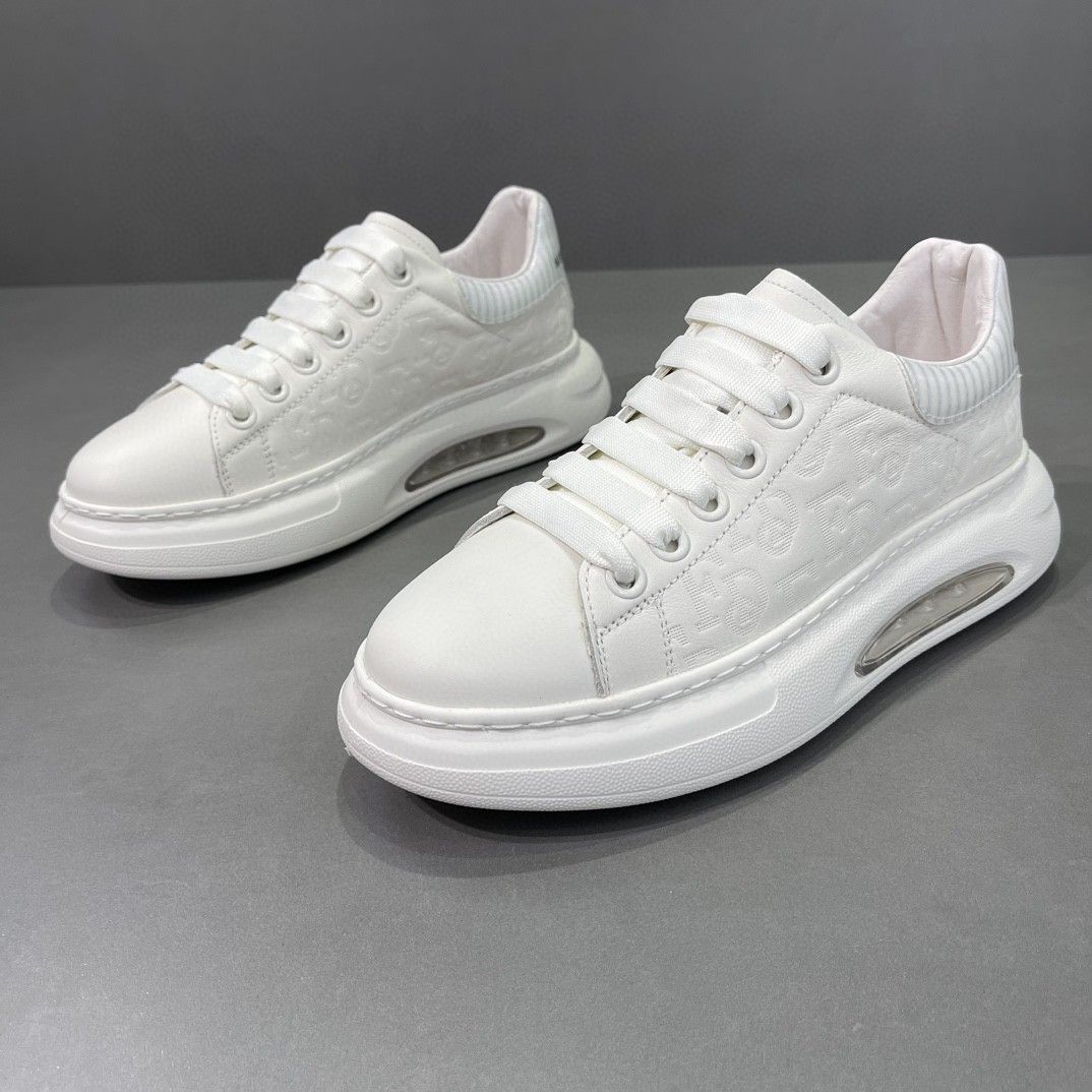 Men’s Shoes Breathable Versatile Sports Shoesy Thick Soled Casual White Shoes Orgasm Shoes_vogvips.com