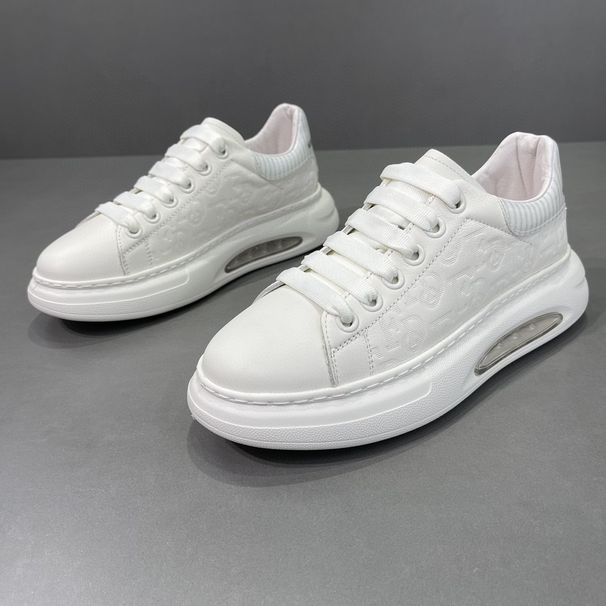 Men’s Shoes Breathable Versatile Sports Shoesy Thick Soled Casual White Shoes Orgasm Shoes_vogvips.com