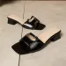 Cross Border New Style Ladies Pointed Toe On Sandals Thick Heels Suitable For Wearing Outside With Anti Slip Leather_vogvips.com