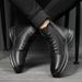Martin Boots Men's Style High Top Boots Medium Top Leather Shoes Tooling Short Boots_vogvips.com