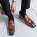 Men's Shoes Luxury Tassel Leather Shoes Formal Shoes For Men Oxfords Male Wedding Party Office Business Slip-On Driving Shoes_vogvips.com
