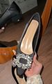 Pointheaded Shallow Mouth Single Shoes Female Early Spring Rhinosin Small Fragrance Wind All Build A Pedal Inside The Height_vogvips.com