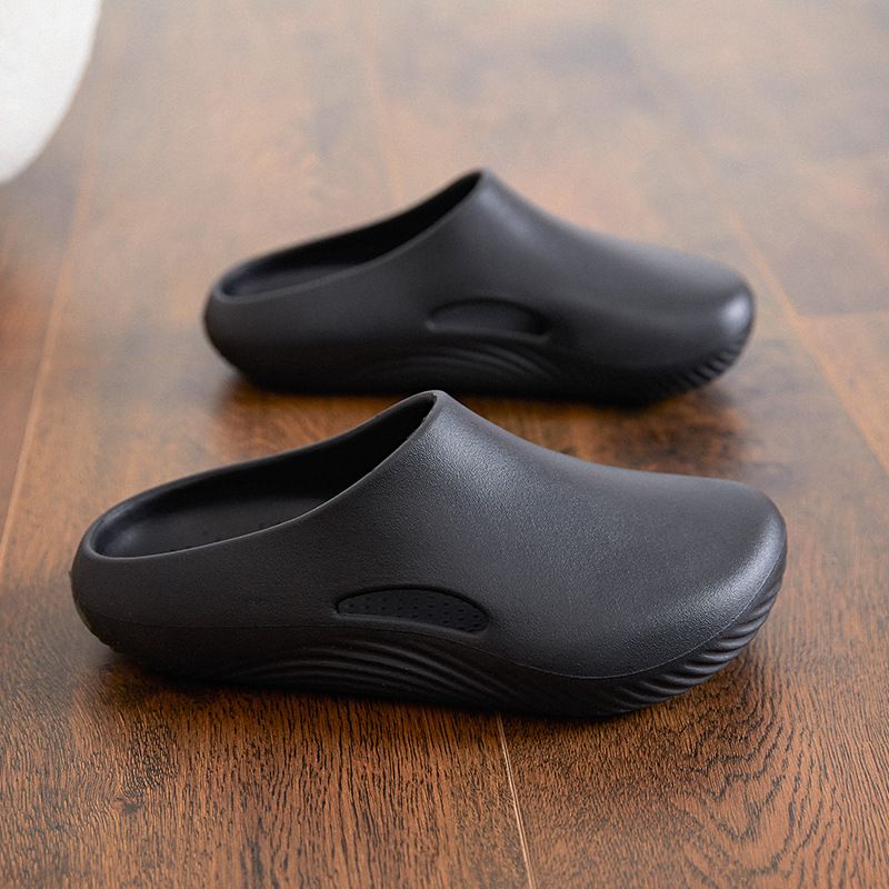Men's Bread Hole Slippers, Thick-soled Non-slip Slippers, Outdoor Sandals For Men_vogvips.com