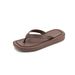 Women's Summer Flat Flip-flops, European And American Ins-style, EVA Outdoor Thong Beach Sandals, Comfortable Ins-style_vogvips.com