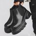 Sleeve Feet Lazy One Pedal Short Boots Locomotive Style Men's Boots Thick Sole Heightening Martin Boots_vogvips.com