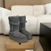 Sangpo Thick-Soled Mid-Calf Riding New Sheepskin Integrated Low-Calf High-Calf Buckle Style Women's Wool Snow Boots_vogvips.com