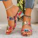 Candy Color High Slippers Summer New Thick Heel Rhinestone Colorful Sequin Women's Sandals Cool Comfortable_vogvips.com