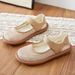 Women's Japanese Sweet Sister Style Casual Shoes, Simple Women's Shoes, Shallow Mouth Breathable Mesh Shoes_vogvips.com