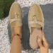 Slippers Women Flat Slip On Ladies Brand Spring Autumn Loafers Single Casual Slides Leather Cashmere Shoes For_vogvips.com
