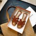 Women's Outdoor Slippers 2026 New Spring/summer Fashion Versatile Flat Slide Sandals For Beach Travel Lizard Pattern_vogvips.com