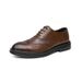 Euro Step Large Size Spring And Autumn Business Brogue For Men, British Formal Oxford Shoes, Office Professional Leather Shoes_vogvips.com
