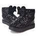 Kids Winter Boots With Sparkly Sequins – Warm & Stylish Snow Boots For Girls (Sizes 21-38, Black/Pink/Rose)_vogvips.com