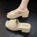 Women’s Shoes Thick Soled High Heeled Outdoor Wear Summer Wedge Heeled Heightened Beach Non Slip Sandals For Women Home Indoor Platform Slippers_vogvips.com