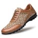 Men's British Business Formal Golf Leather Shoes, Summer Breathable Youth Casual Sports Men's Shoes_vogvips.com