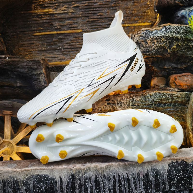 Soccer Shoes Soccer Cleats Football Boots 2026 New Men's High-Top Wholale Long-Studded Children's Training Student Sports Football Trainingshoes Youth_vogvips.com