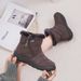 Plus New Foreign Trade Snow Women, Cross-Border Fleece-Lined Cotton Shoes, Mid-Cut Waterproof Warm Boots For Women Size_vogvips.com