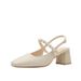 Women's Shoes Elegant Basics Casual Business Wedding Party Square Head Rhinestone High Heels Women's Thick Heels One Strap Pearl Buckle Single Shoes_vogvips.com