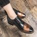 British Style Pointed Toe Business Leather Fashion Casual Black Large Size Formal Handsome Office Men's Shoes_vogvips.com