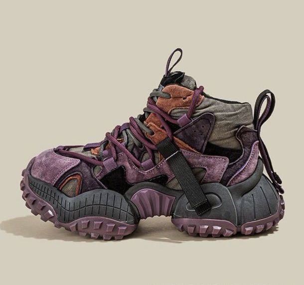European High Top Dad Shoes Summer Thick Soled Retro Ins Trend All Match Niche Casual Men's Shoes_vogvips.com