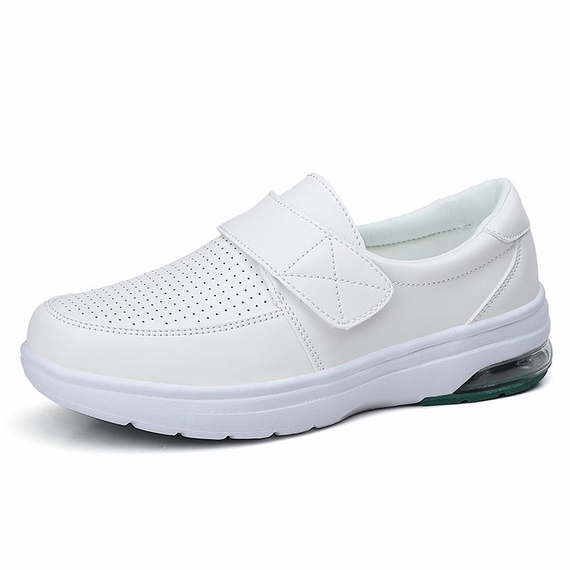 New Spring Velcro Soft Bottom Air Cushion White Professional Nurse Hospital Work Single Shoes 0C0_vogvips.com