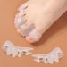 Soft Silicone Toe Separators For Overlapping Toes, Bunion Relief & Foot Pain - Breathable & Comfortable Toe Spacers For Men & Women_vogvips.com