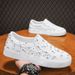 Summer Breathable Canvas For Men, Slip-on Driving Non-slip, Wear-resistant, Fashionable, Versatile Trendy Shoes,_vogvips.com