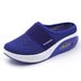 Women Breathable Casual Mesh Slip Walking Shoes For Outdoor Indoor Slip On Ladies Shoes_vogvips.com