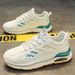 Men's Summer Breathable New Youth Sports Mesh Running Casual White Thick Bottom Dad Fashion Shoes_vogvips.com