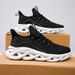 Summer New Style Breathable Casual Sneakers Comfortable And Light Fried Dough Twists Mesh Men's Shoes_vogvips.com
