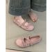Chuyuji Women's French Retro Mary Jane Ballet Flats With Bow And Shallow Toe_vogvips.com