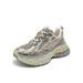 Ba Xiu Makes Old Dad For Women In Spring, Summer And Autumn 2025 New Round Toe Fashionable Thick Sole Breathable Casual_vogvips.com