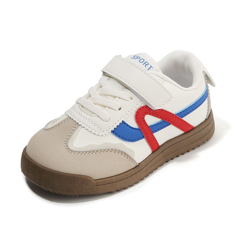 Boys Sports Shoes Casual Board Shoes Girls Small White Shoes Soft Soled Baby Moral Training Shoes_vogvips.com