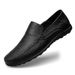 TerraStride Men's Genuine Summer Breathable Soft Leather Slip-On Business Casual Lazy Shoes Loafers Men_vogvips.com